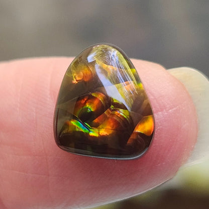 4.36ct Loose Fire Agate | Freeform Cabochon