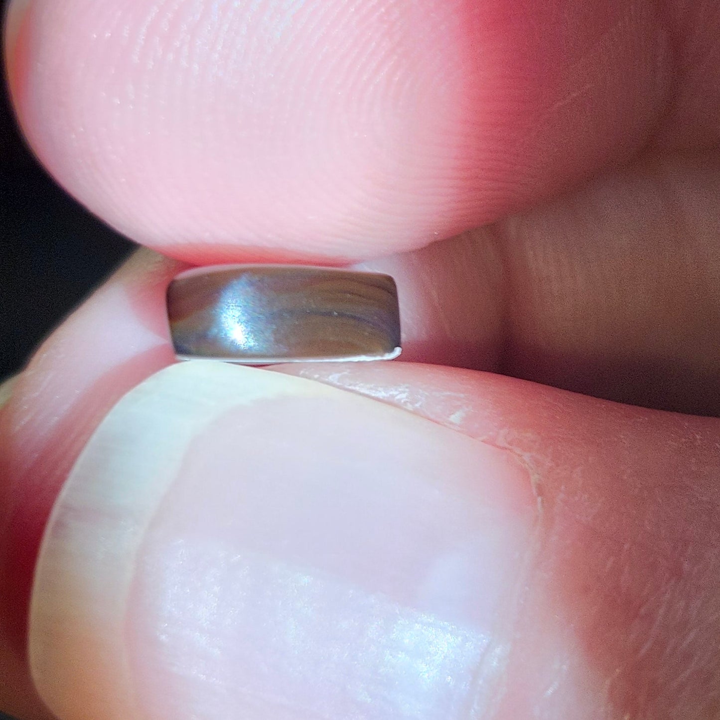 1.62ct Loose Fire Agate | Freeform Pear Cabochon