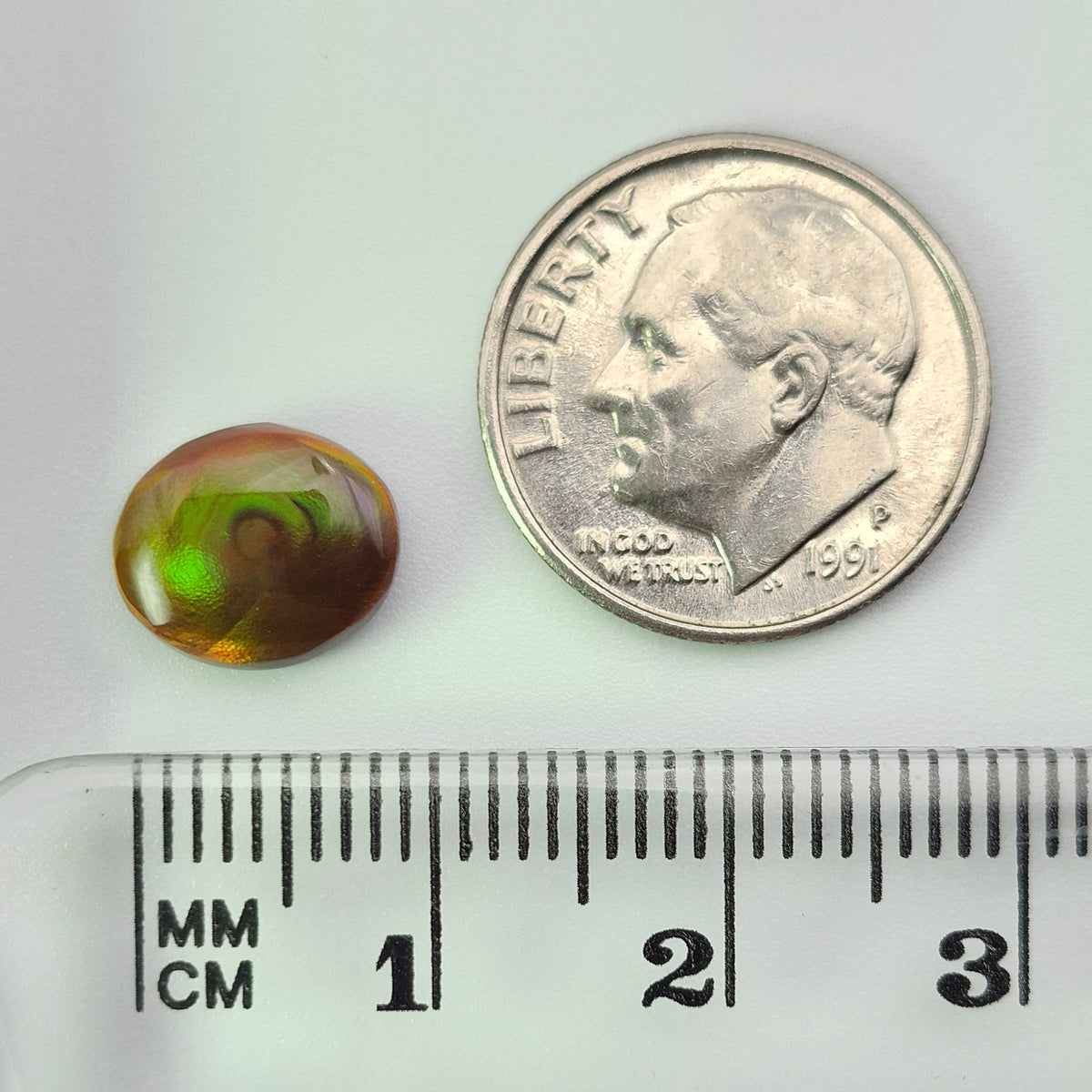 2.69ct Loose Fire Agate | Oval Cabochon