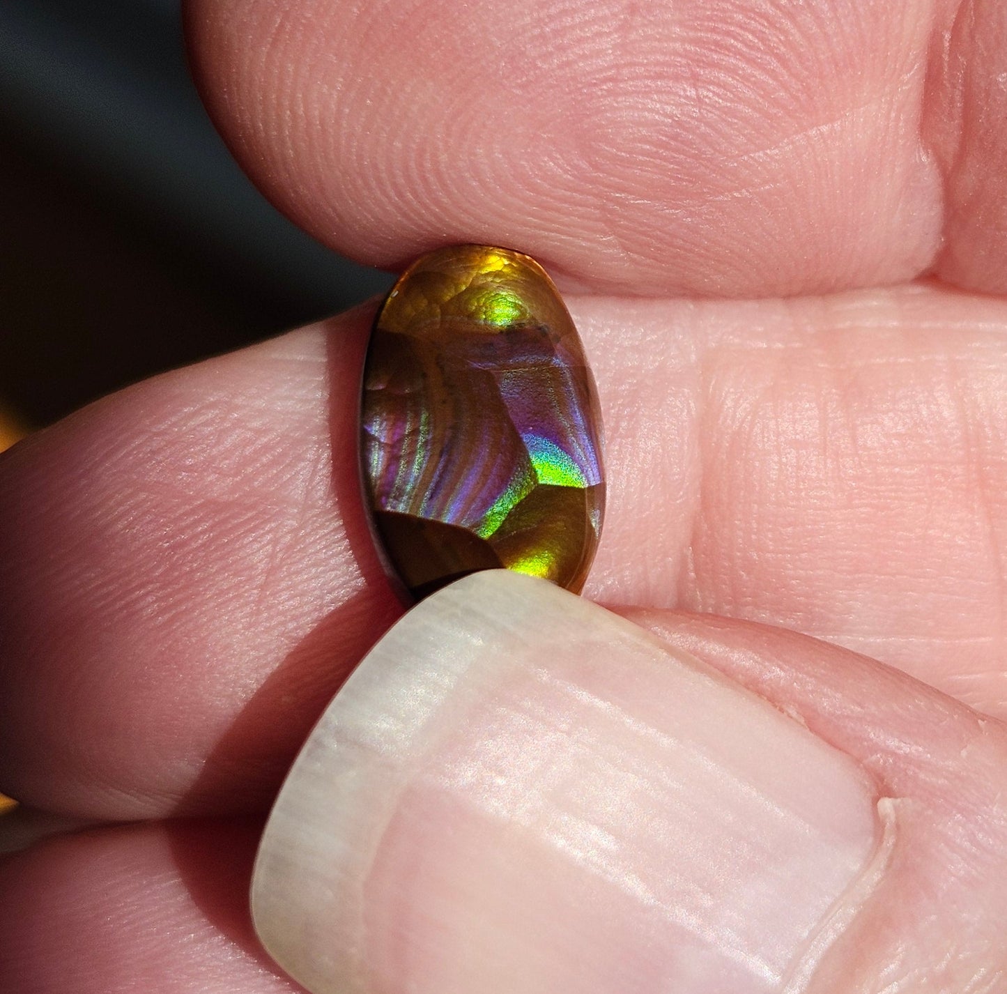 3.52ct Loose Fire Agate | Oval Cabochon