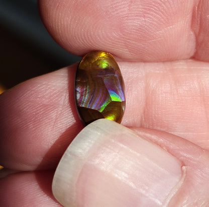 3.52ct Loose Fire Agate | Oval Cabochon