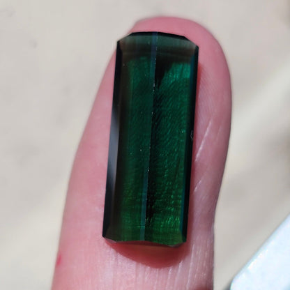 11.07ct Indicolite Tourmaline | Emerald Cut | AA Color