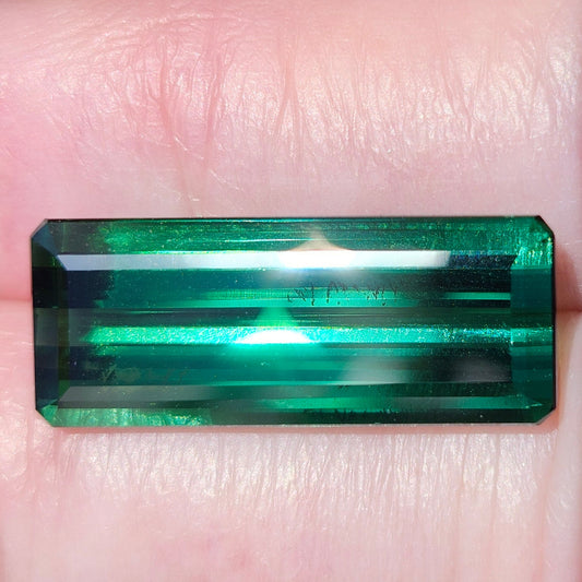 11.07ct Indicolite Tourmaline | Emerald Cut | AA Color