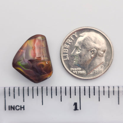 10.57ct Loose Fire Agate | Freeform Cabochon