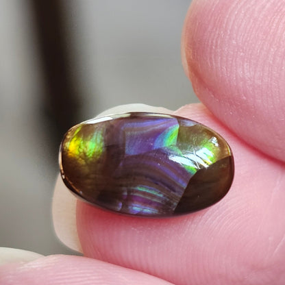 3.52ct Loose Fire Agate | Oval Cabochon