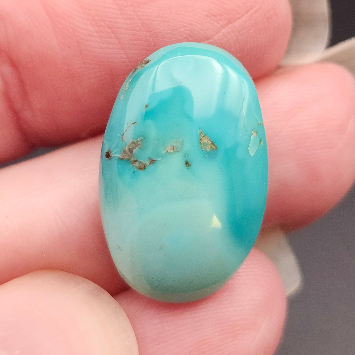 11.66ct Pilot Mountain Turquoise | Oval Cabochon | #522