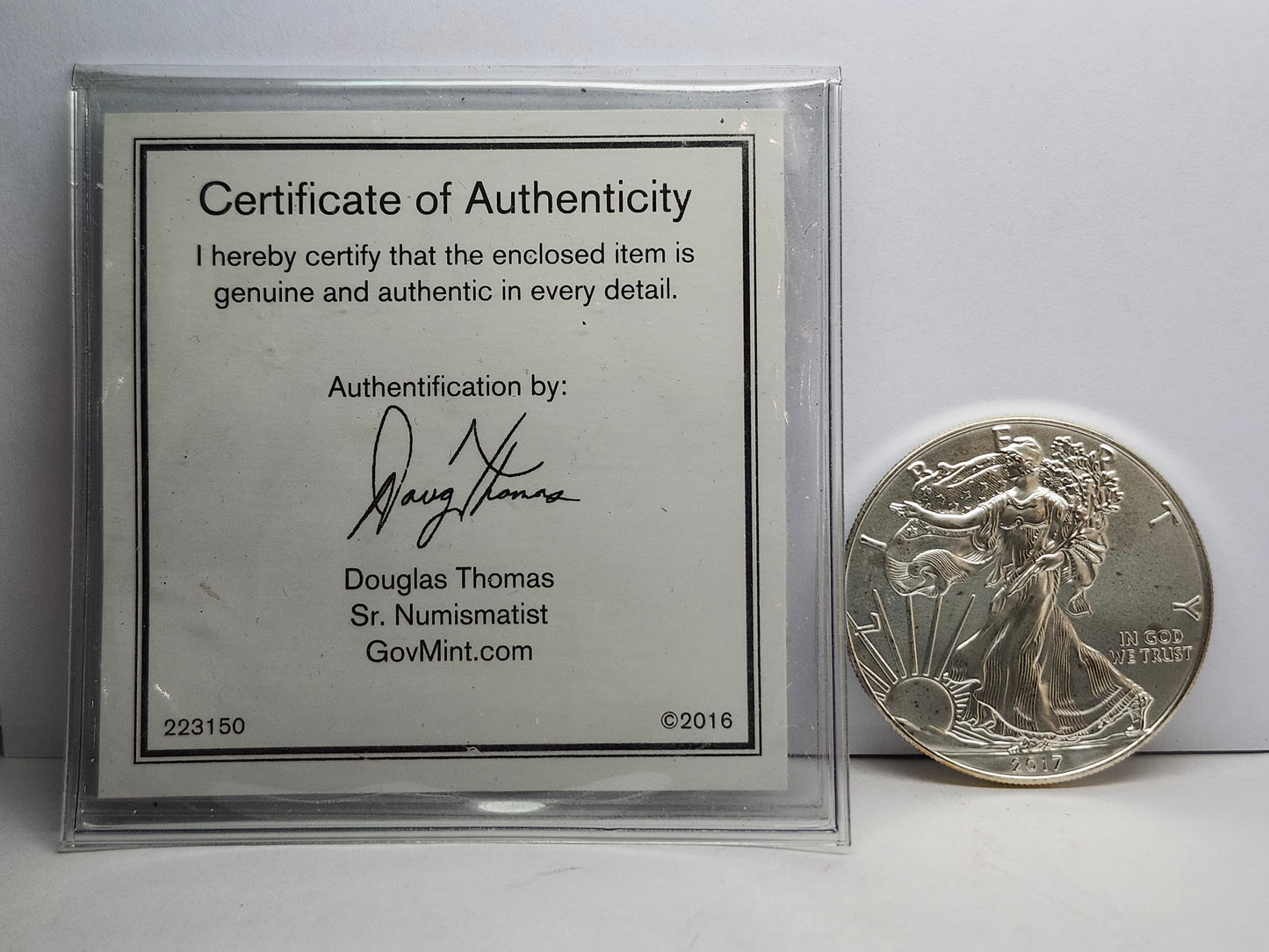 Silver Eagle Collectible Coin | Fine Silver | #1