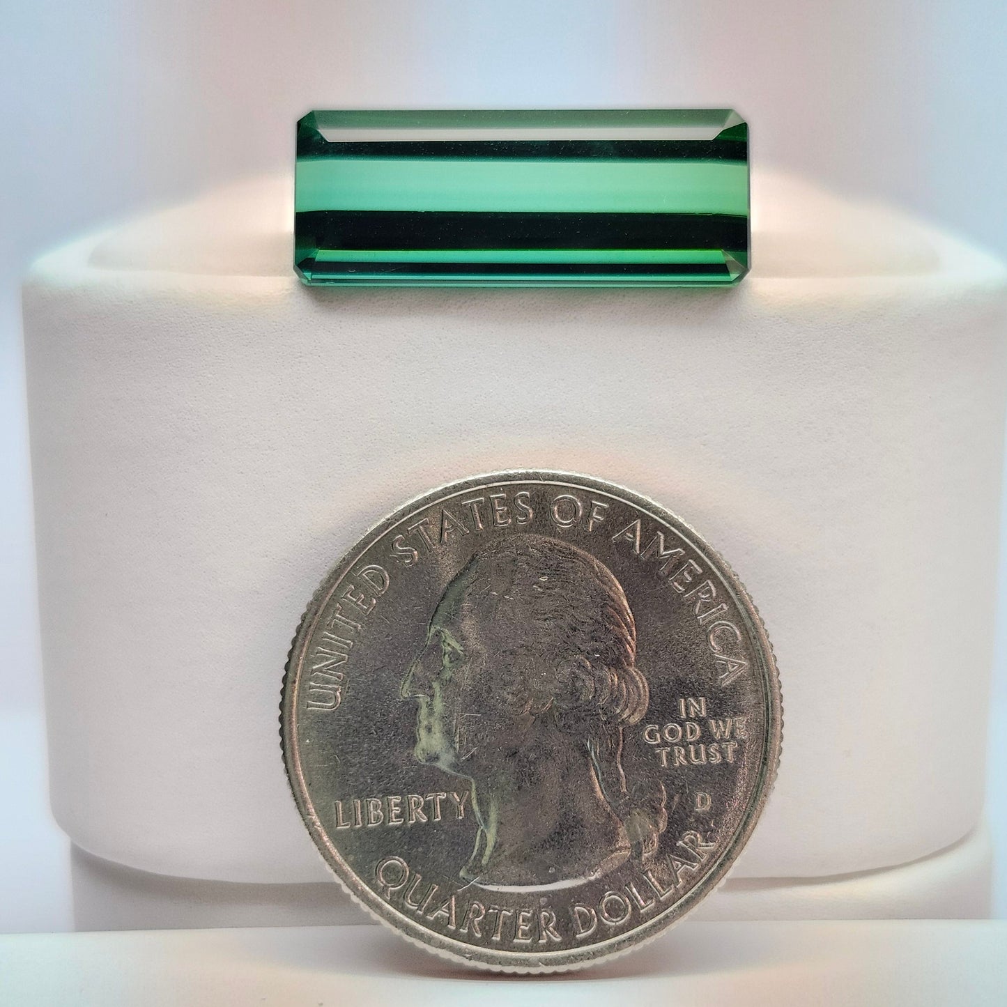 11.07ct Indicolite Tourmaline | Emerald Cut | AA Color