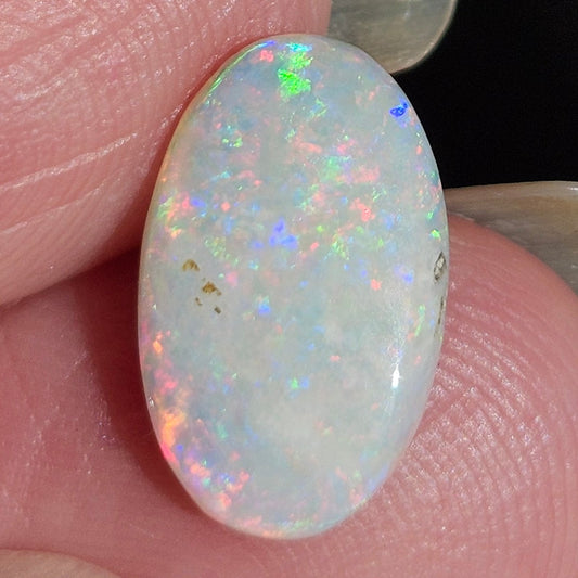 1.42ct White Opal | Oval Cabochon | #E282