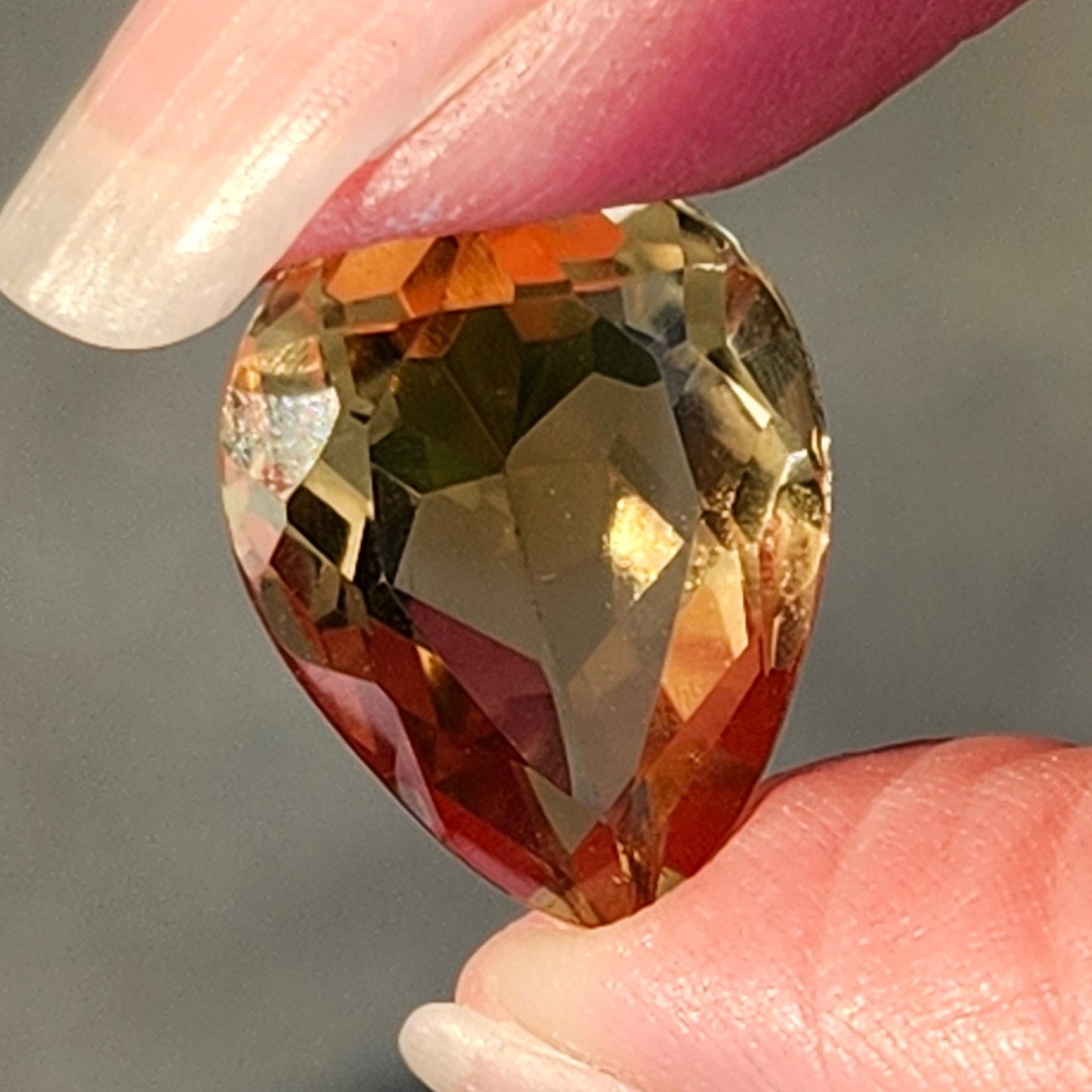 10.16ct Citrine | Pear Shape Cut
