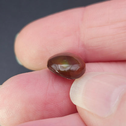 4.71ct Arizona Fire Agate | Oval Cabochon
