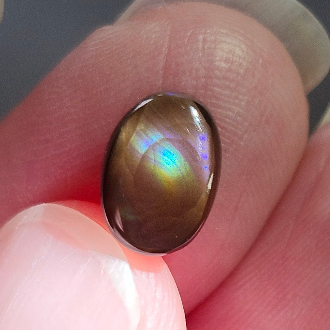 2.53ct Loose Fire Agate | Oval Cabochon