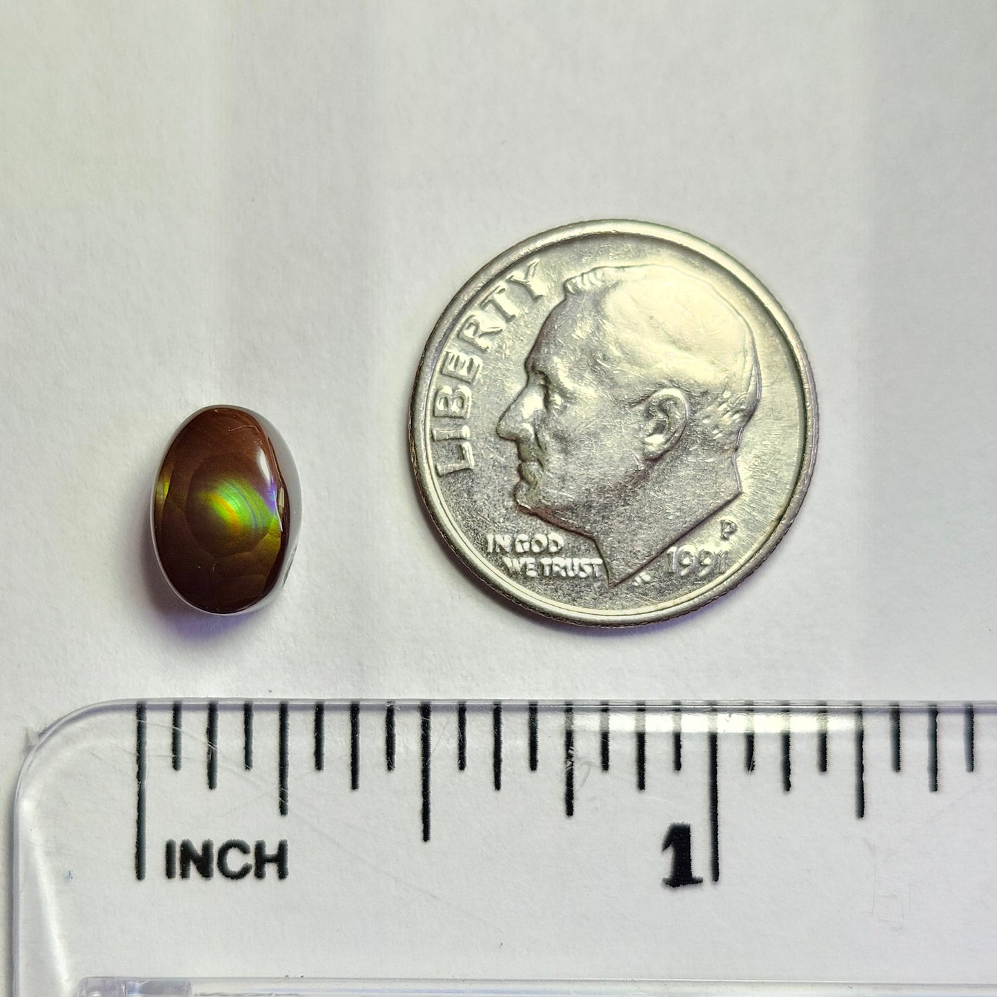 2.53ct Loose Fire Agate | Oval Cabochon