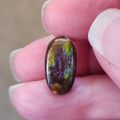 6.92ct Loose Fire Agate | Oval Cabochon