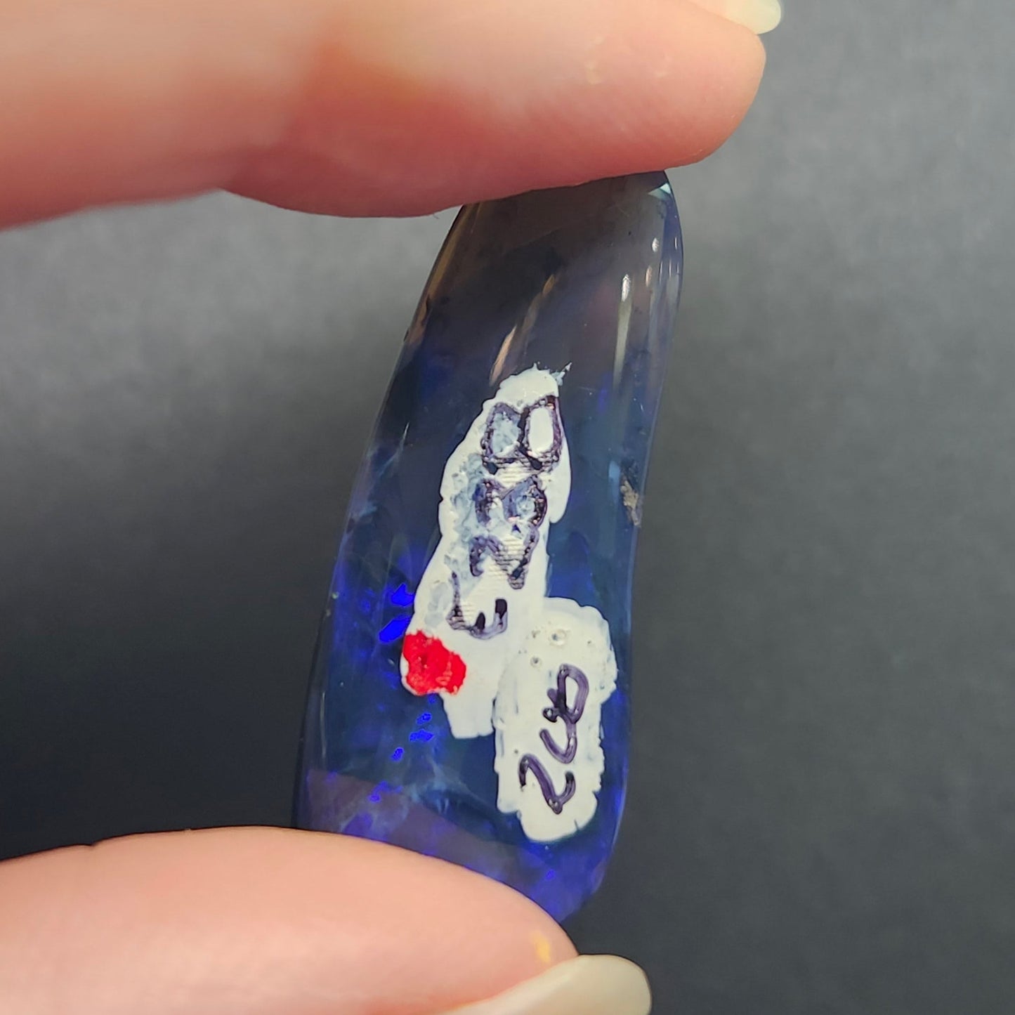 12.26ct Lightning Ridge Black Opal | #E238