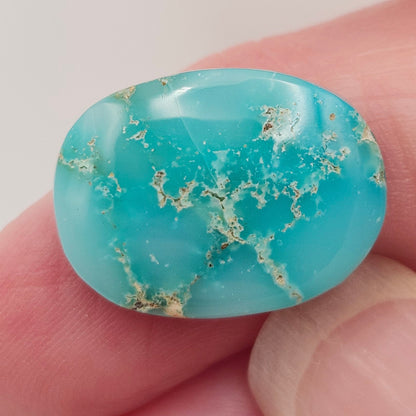 10.55ct Pilot Mountain Turquoise | Oval Cabochon | #519