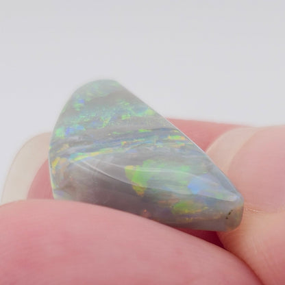 5.05ct Lightning Ridge Australian Semi-Black Opal | Freeform Cabochon | #E291