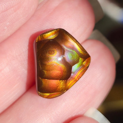 10.57ct Loose Fire Agate | Freeform Cabochon