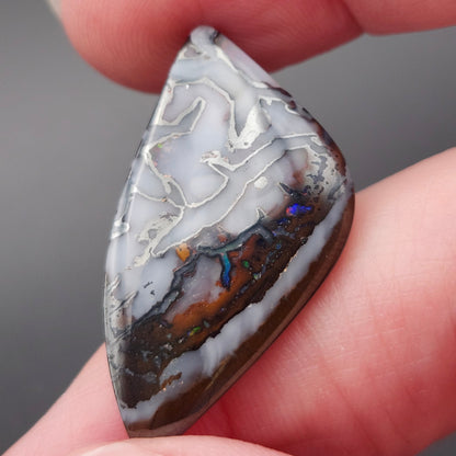 15.46ct Australian Yowah Boulder Matrix Opal | Freeform Cabochon | #E304