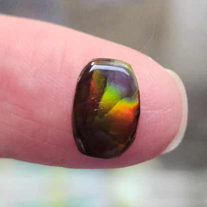 2.97ct Loose Fire Agate | Cushion Cabochon