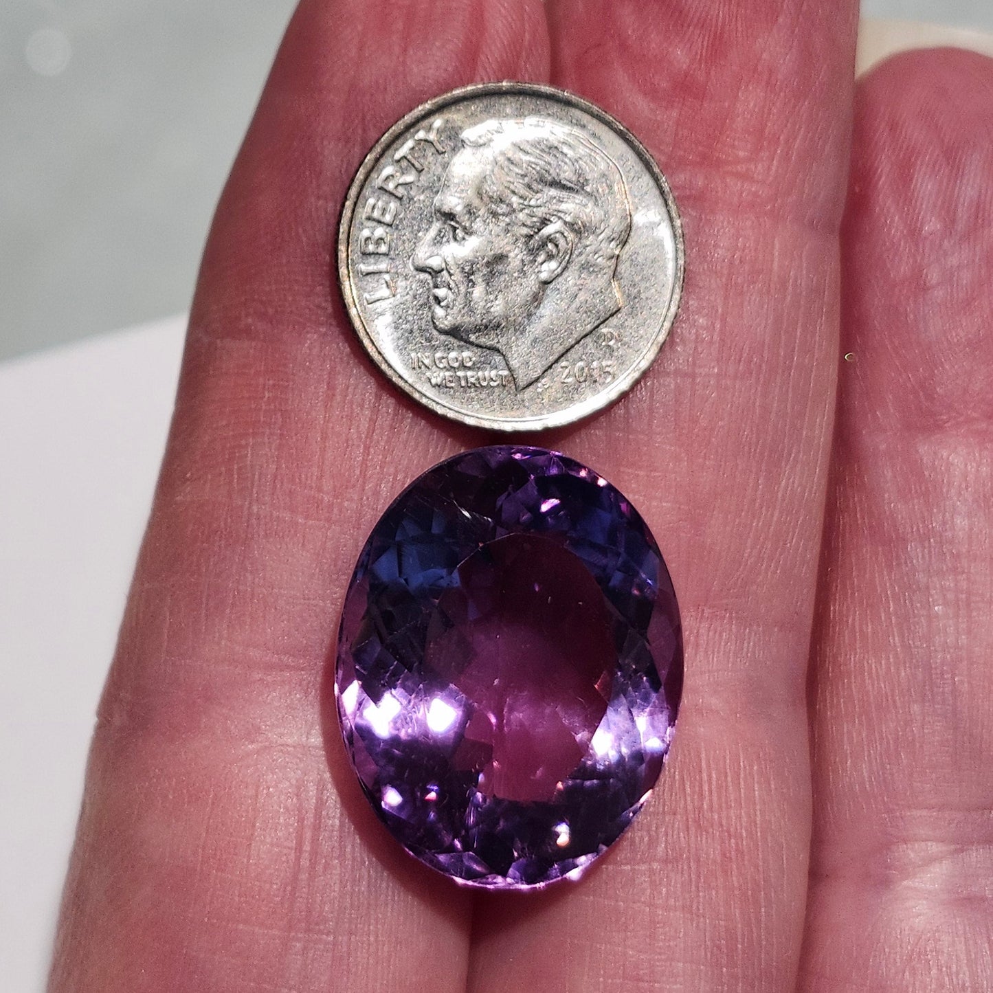 22.20ct Amethyst | Oval Cut