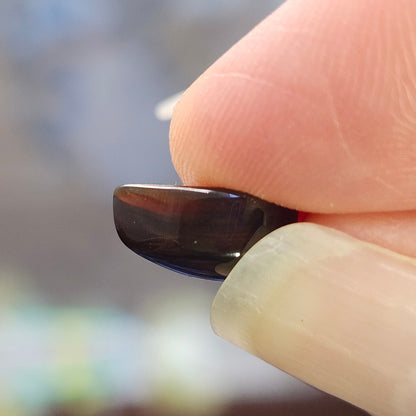 3.16ct Loose Fire Agate | Pear Cabochon