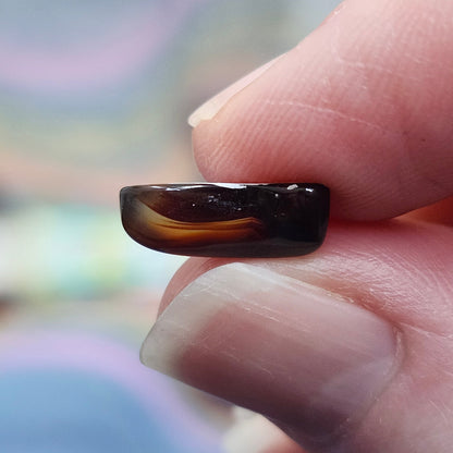 2.83ct Loose Fire Agate | Freeform Cabochon