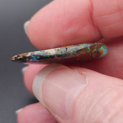 22.87ct Australian Koroit Boulder Matrix Opal | Oval Cabochon | #E301
