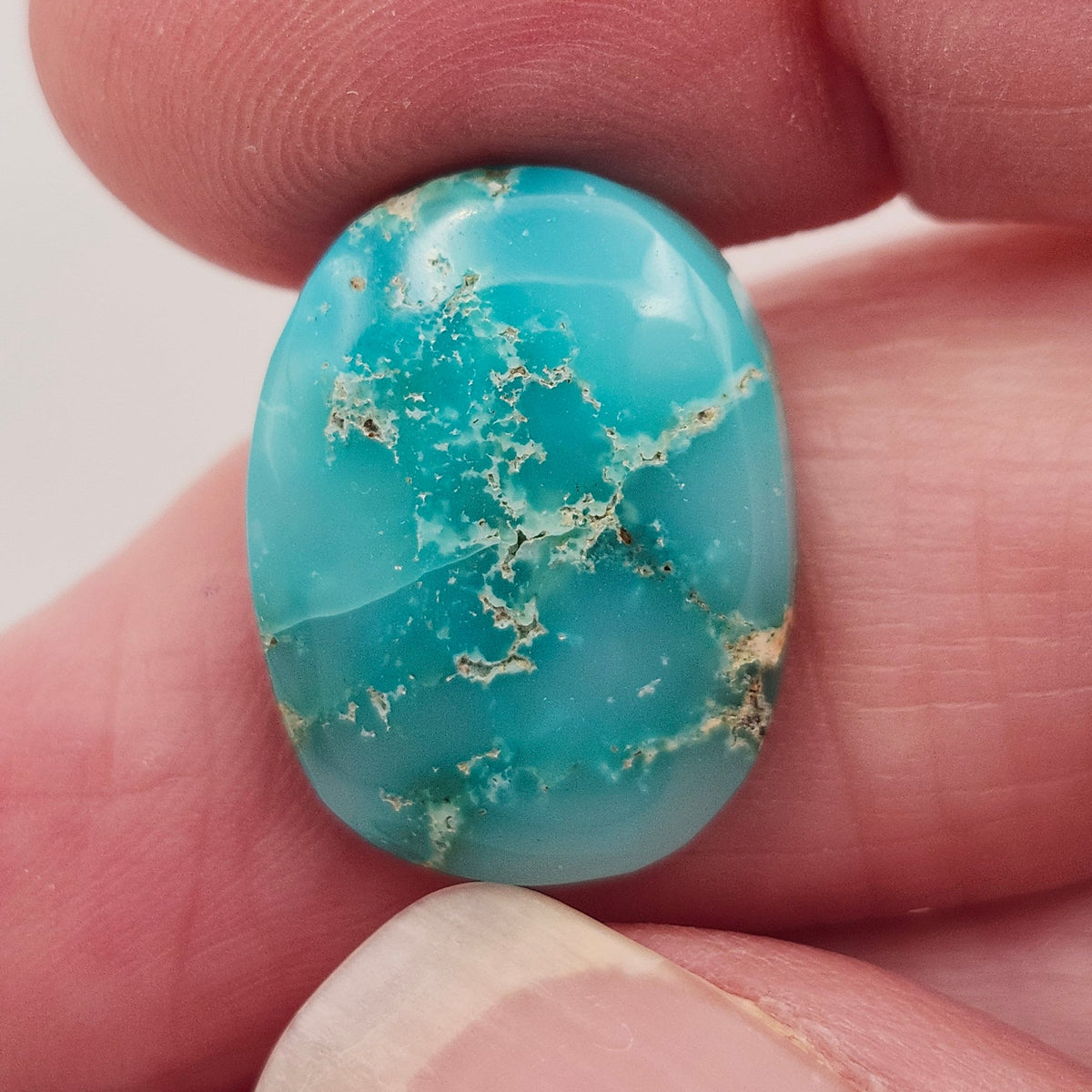 10.55ct Pilot Mountain Turquoise | Oval Cabochon | #519