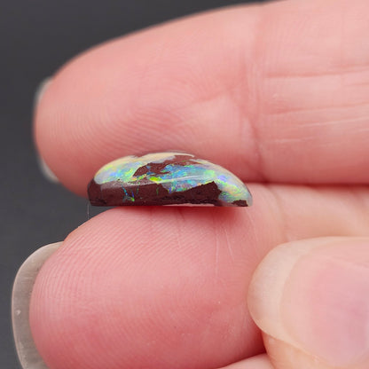 4.05ct Yowah Australian Boulder Opal | Freeform Pear Cabochon | #E296