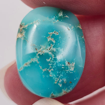 10.55ct Pilot Mountain Turquoise | Oval Cabochon | #519