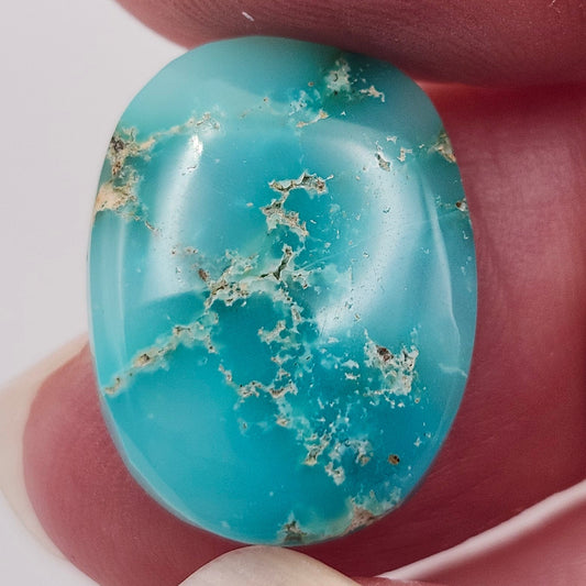 10.55ct Pilot Mountain Turquoise | Oval Cabochon | #519