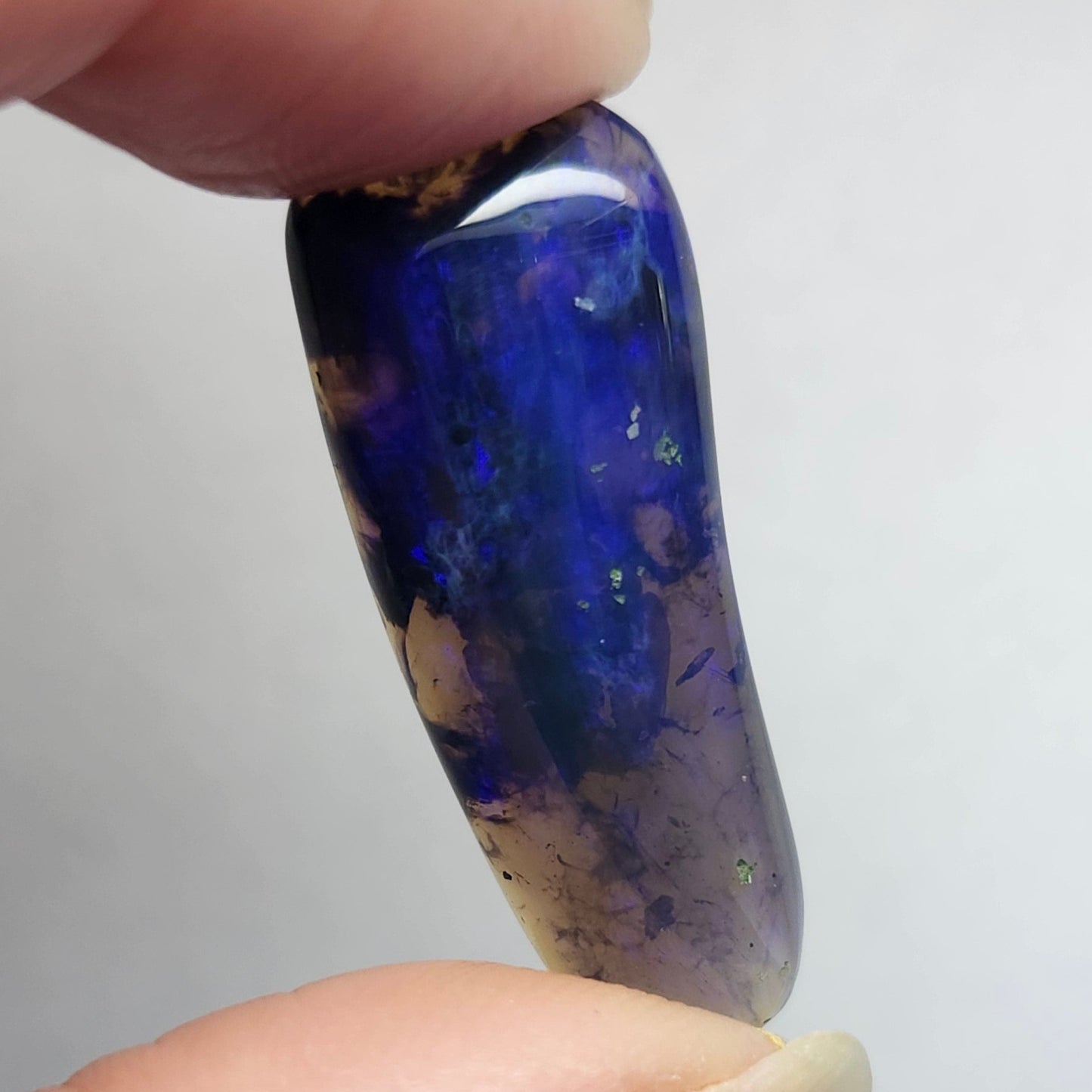 12.26ct Lightning Ridge Black Opal | #E238