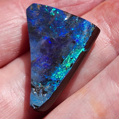 19.12ct Quilpie Black Boulder Opal | #E231