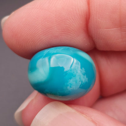 19.14ct Pilot Mountain Turquoise | Oval Cabochon | #523
