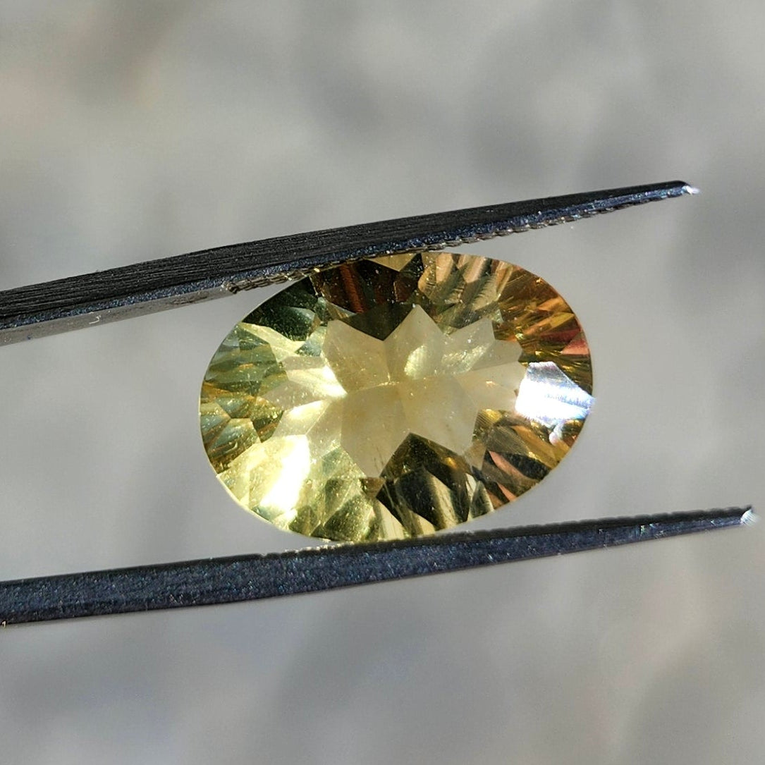 6.19ct Yellow Fluorite | Oval Cut
