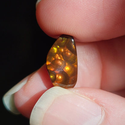 3.69ct Loose Fire Agate | Freeform Cabochon