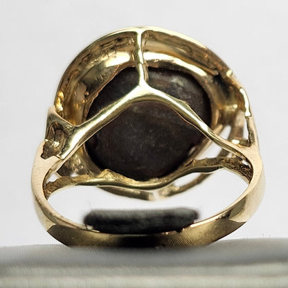 Ladies' Freeform Fire Agate Ring | 14kt