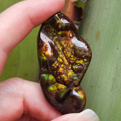 97.57ct Loose Mexican Fire Agate | Freeform Cabochon | #7