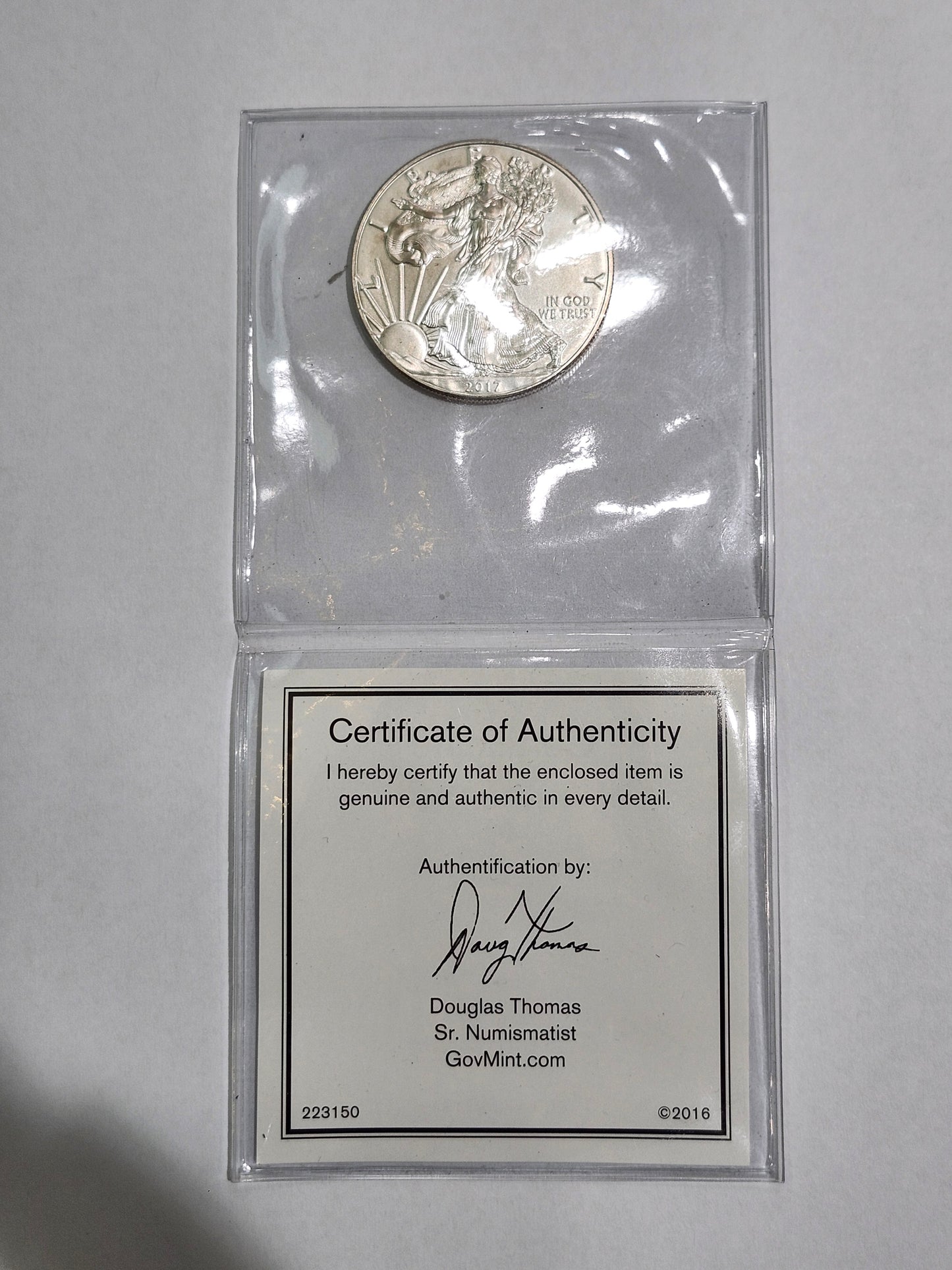Silver Eagle Collectible Coin | Fine Silver | #1