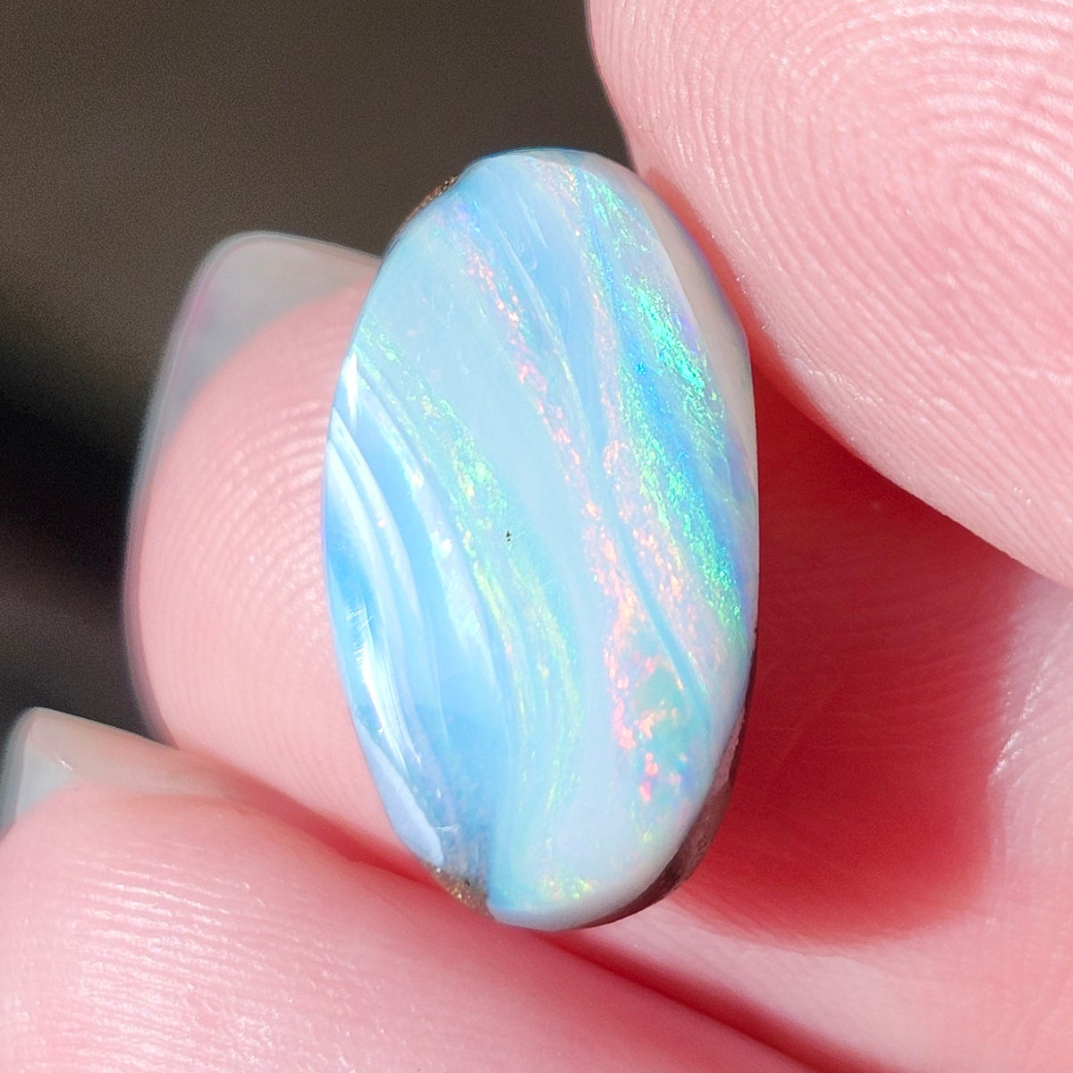 4.96ct Quilpie Australian Boulder Opal | Oval Cabochon | #E309