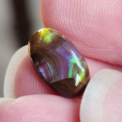 3.52ct Loose Fire Agate | Oval Cabochon