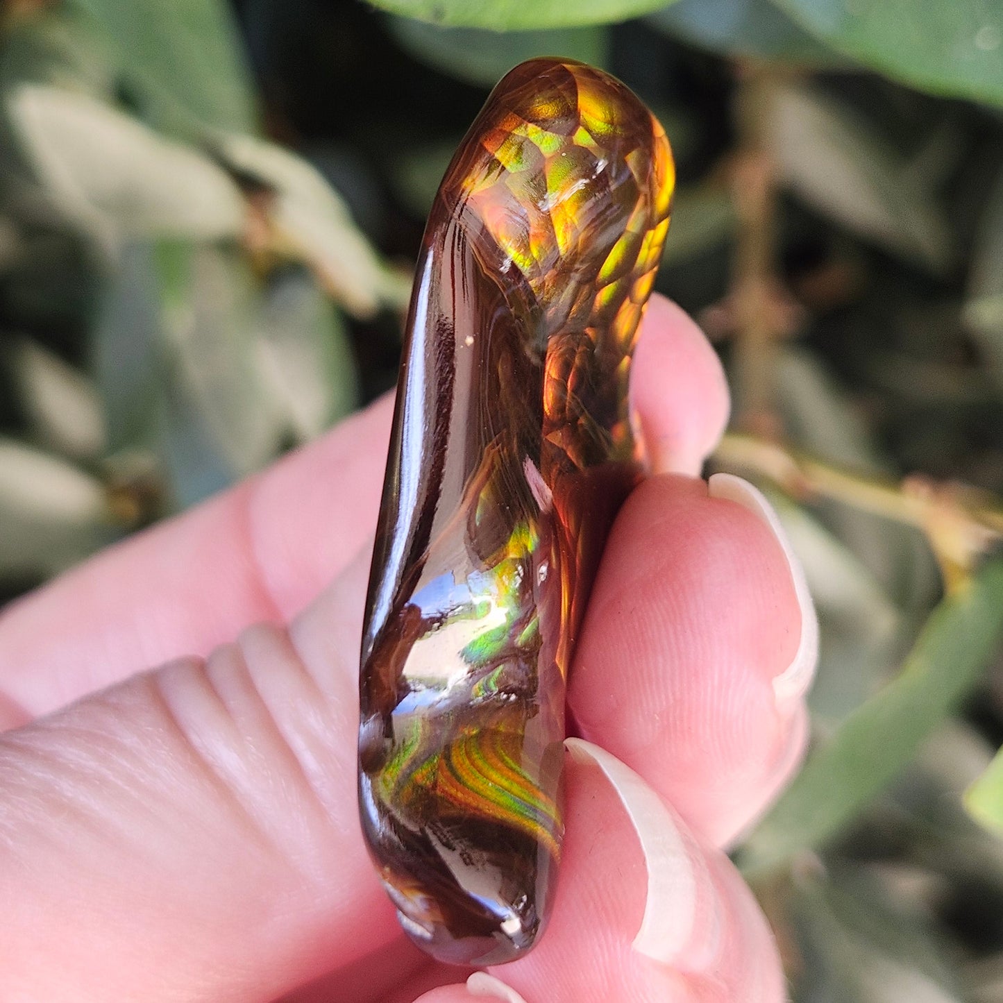 52.20ct Loose Slaughter Mountain Fire Agate | Freeform Cabochon | #8