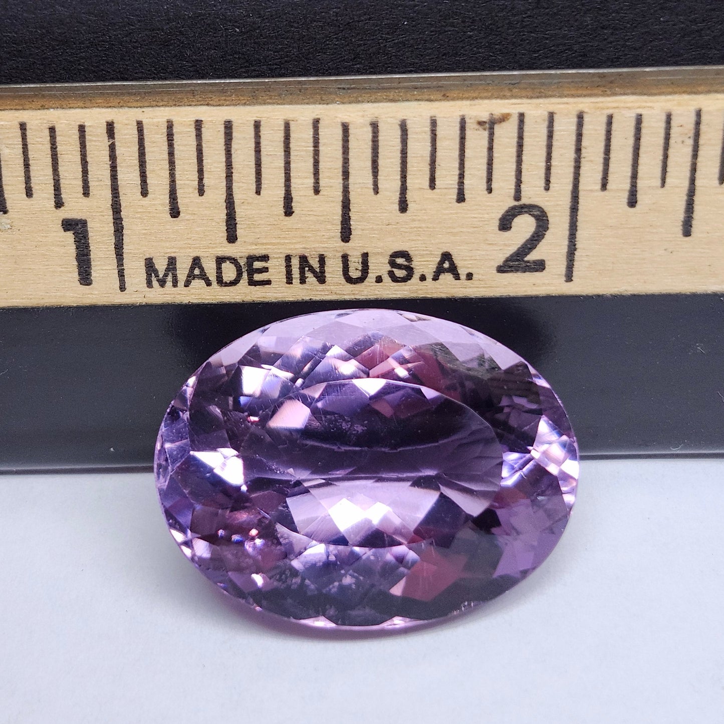 27.85ct Amethyst | Oval Cut | Rose De France Color