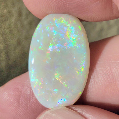 7.29ct Coober Pedy Australian Light Opal | Oval Cabochon | #E308