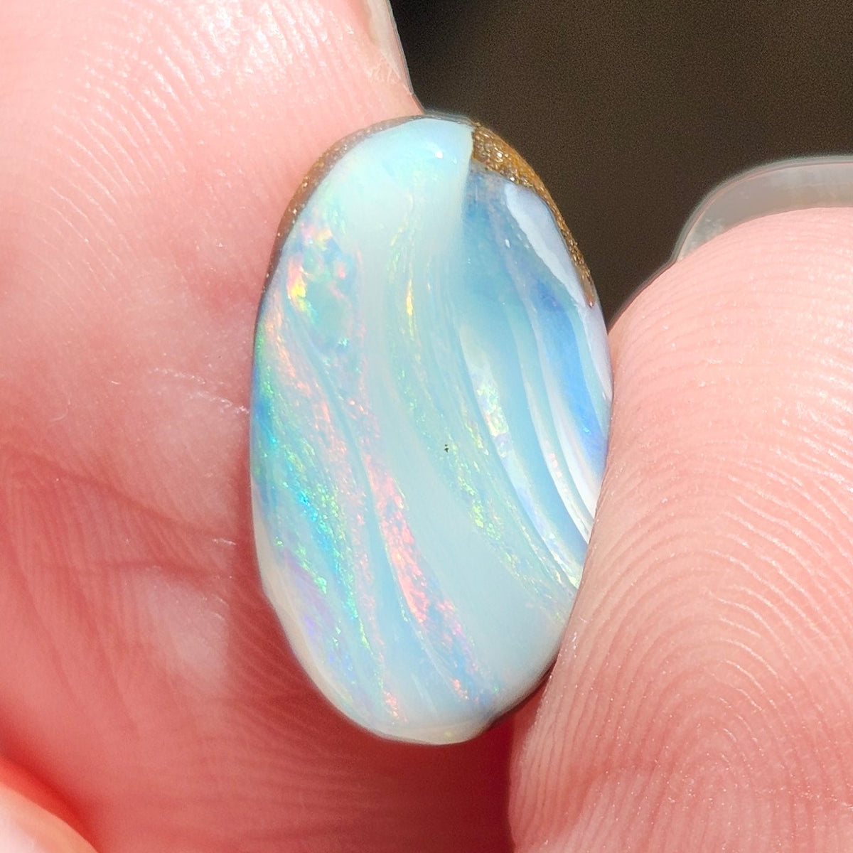 4.96ct Quilpie Australian Boulder Opal | Oval Cabochon | #E309