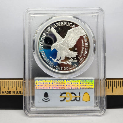2025-W $1 Silver Eagle Collectible Coin w/ Laser Privy | Fine Silver | #12