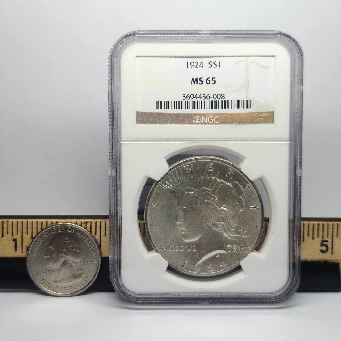 1924 S$1 Morgan Silver Peace Dollar Collectible Coin | #25