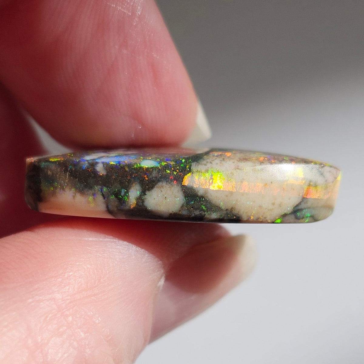 19.13ct Australian Andamooka Matrix Opal | Freeform Cabochon | #E297