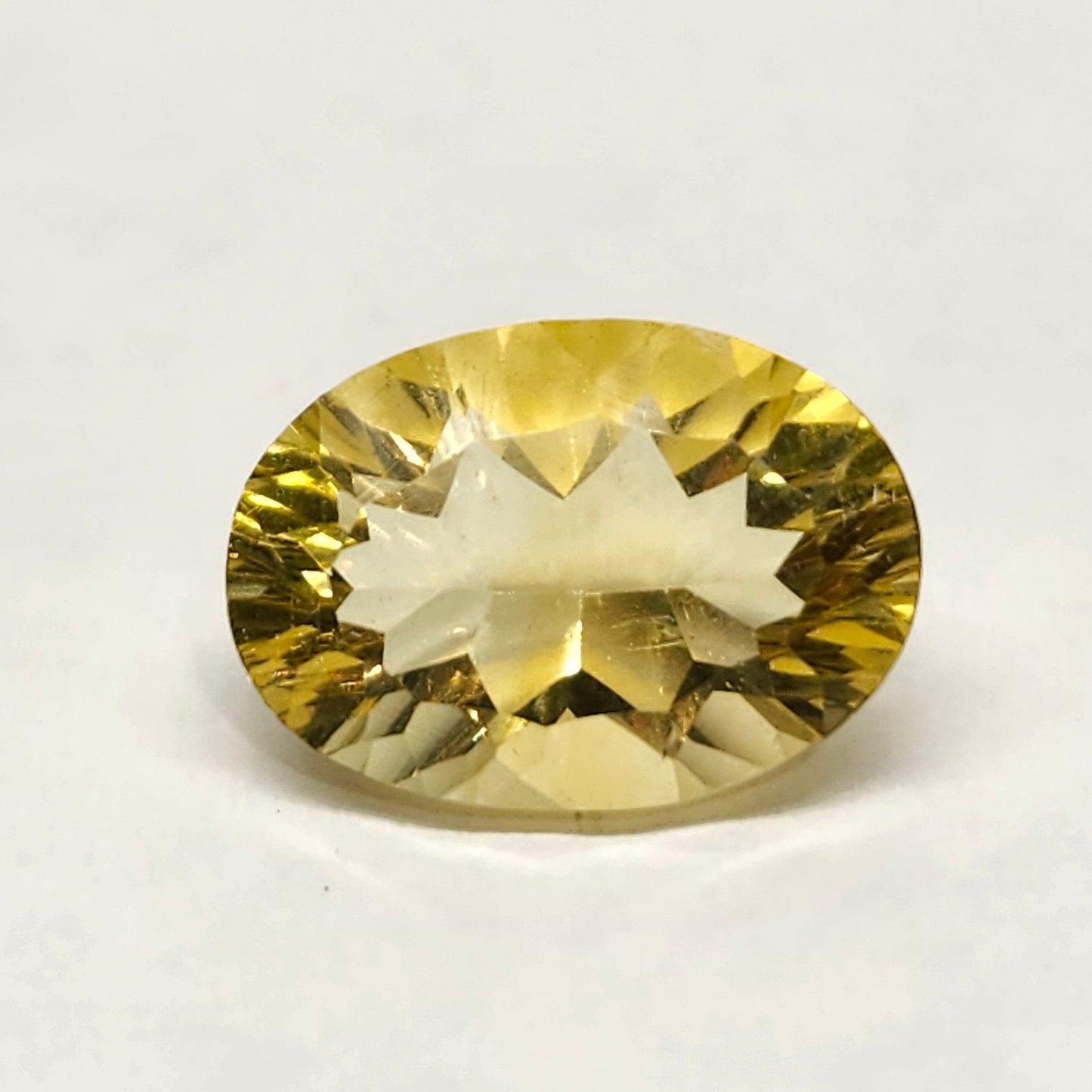 6.19ct Yellow Fluorite | Oval Cut